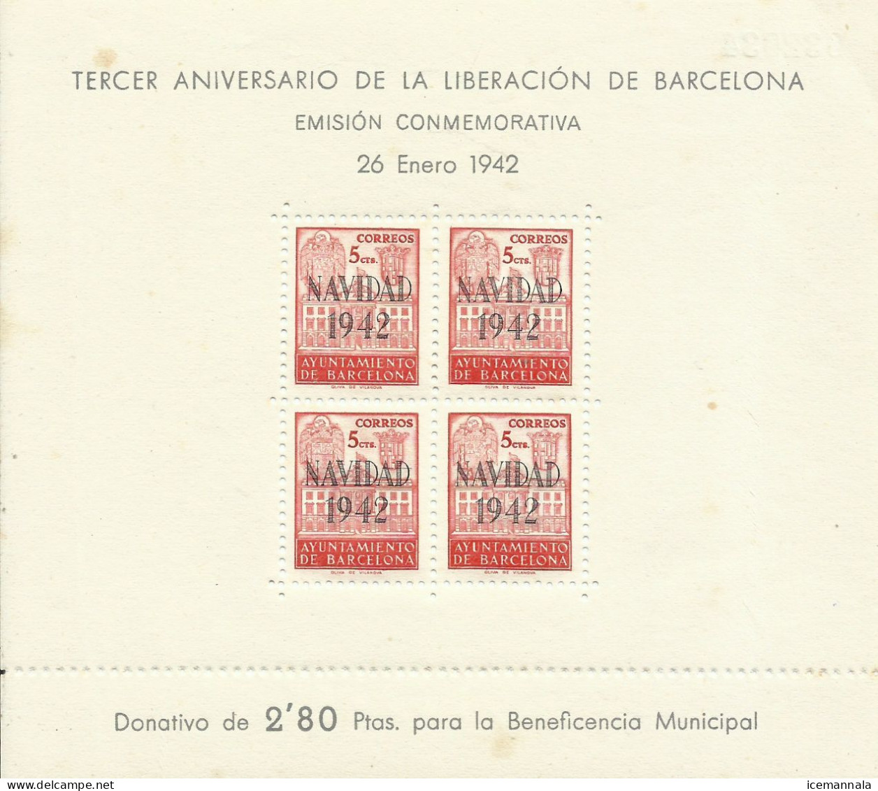 BARCELONA   EDIFIL  40/41  MNH  ** - Barcellona