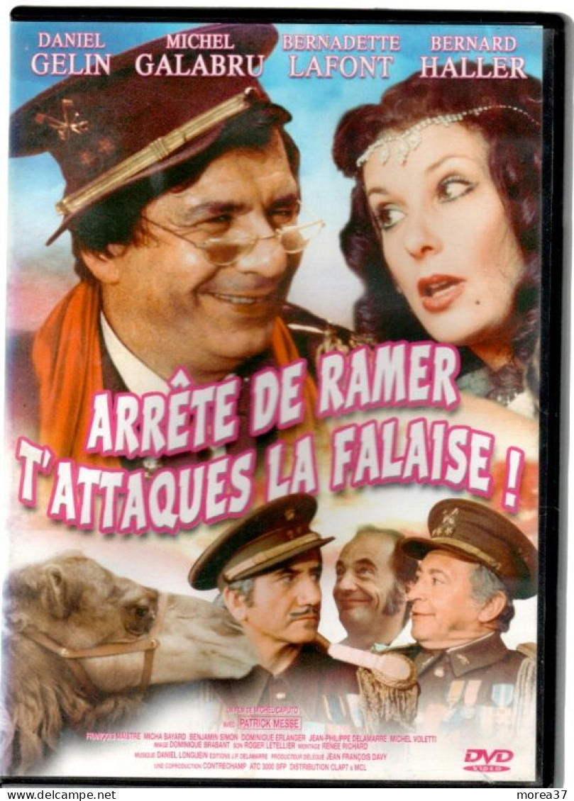 ARRETE DE RAMER T'ATTAQUES LA FALAISE   Avec DANIEL GELIN , MICHEL GALABRU Et BERNADETTE LAFONT    (C46) - Komedie