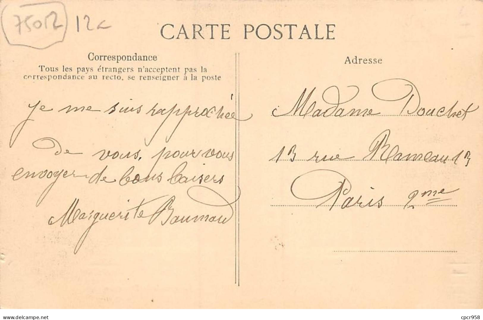 75012-SAN59855-PARIS.Hopital Saint-Antoine.Bureau De La Direction - Gesundheit, Krankenhäuser