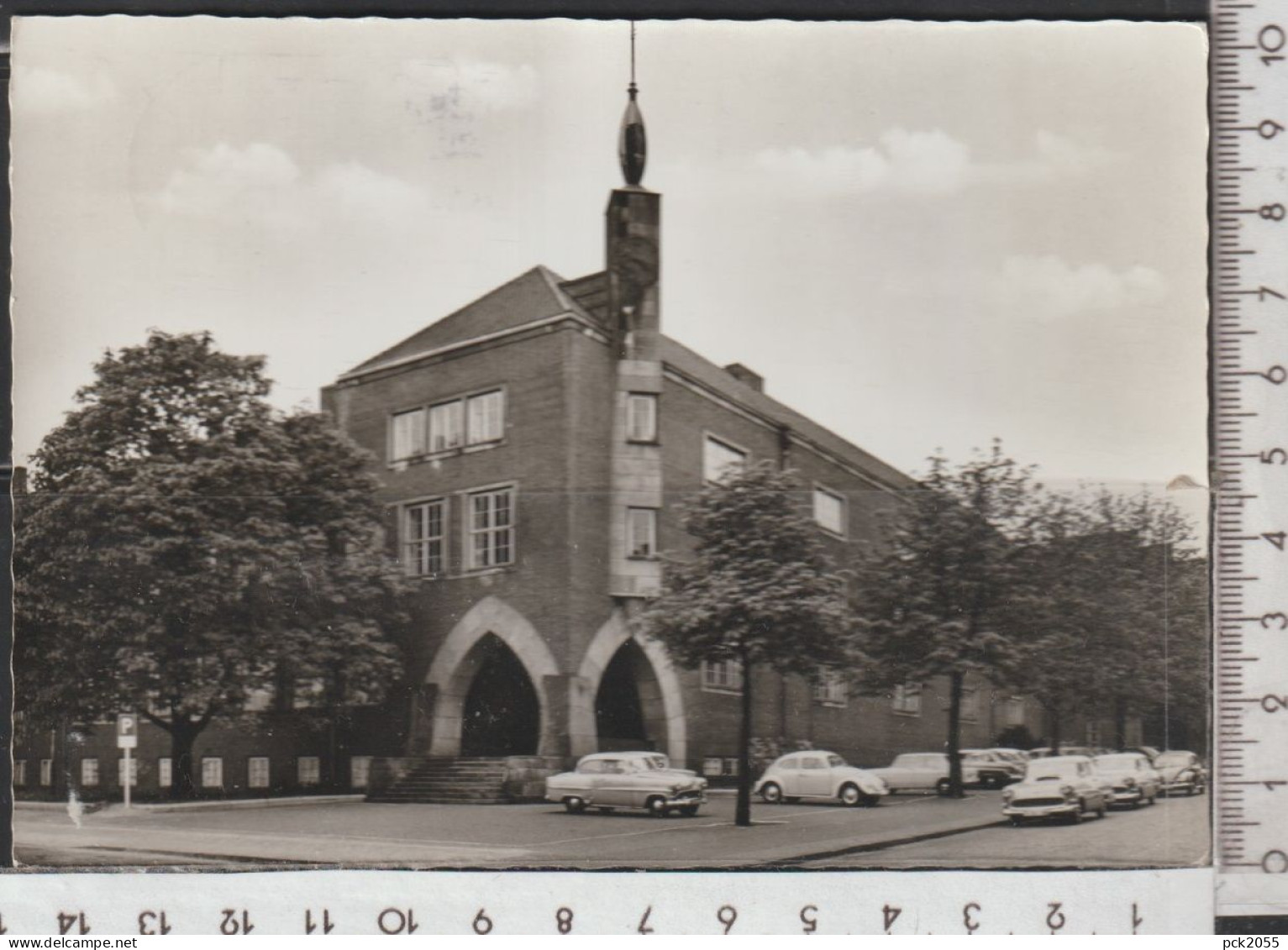 Herten - NRW - Gymnasium - Gelaufen 1986 ( AK 4911)  Günstige Versandkosten - Herten