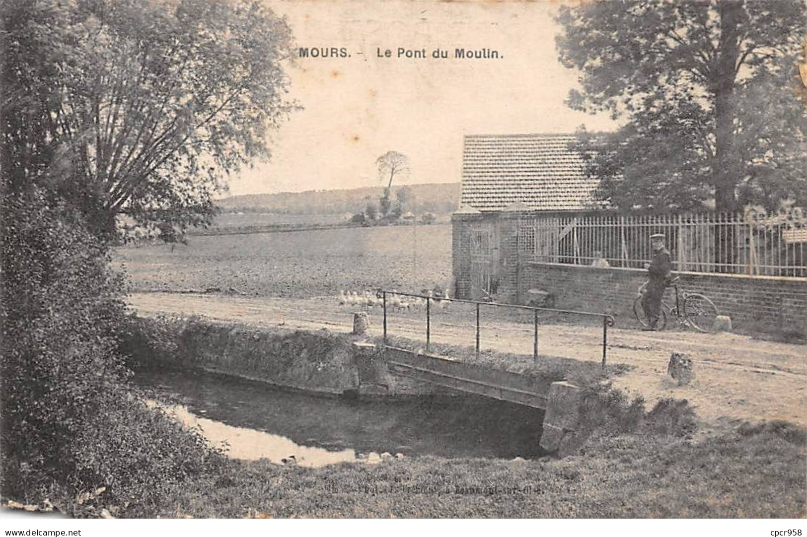 95-SAN60167-MOURS.Le Pont Du Moulin.En L'état - Mours