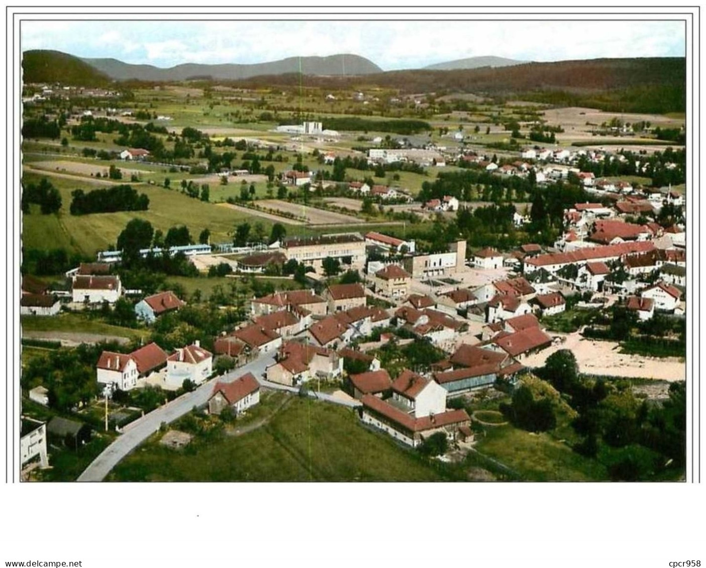 88.CORCIEUX.VUE GENERALE AERIENNE.CPSM - Corcieux