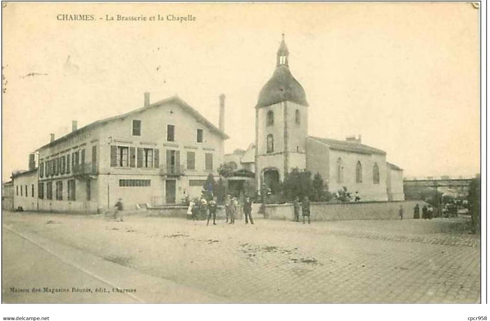 88.CHARMES.LA BRASSERIE ET LA CHAPELLE.PLIE - Charmes