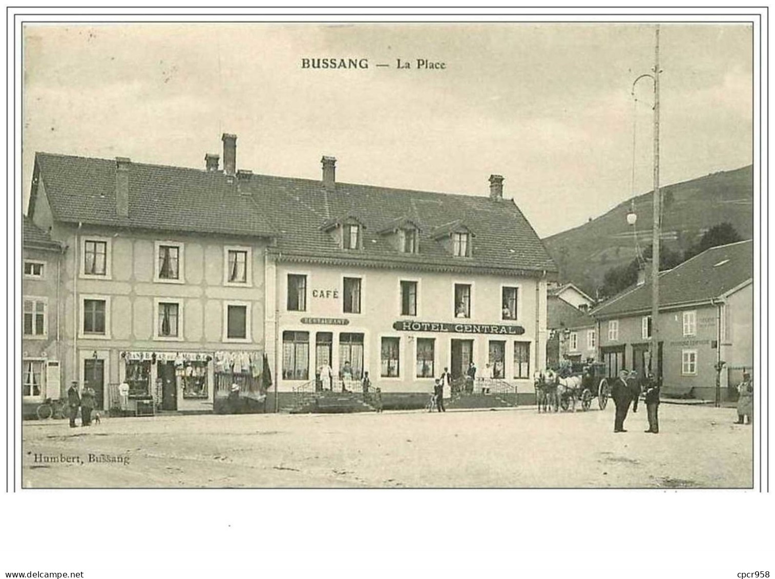 88.BUSSANG.LA PLACE.HOTEL CENTRAL - Bussang