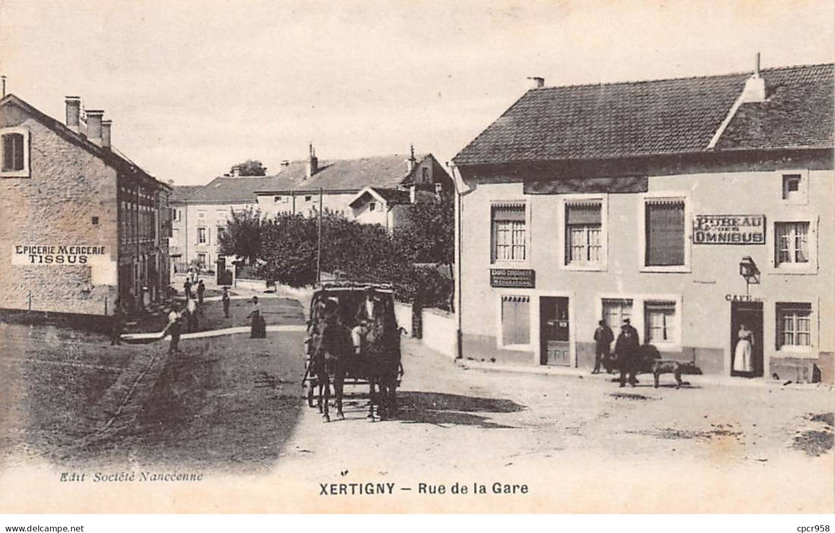 88.AM17554.Xertigny.Rue De La Gare - Xertigny