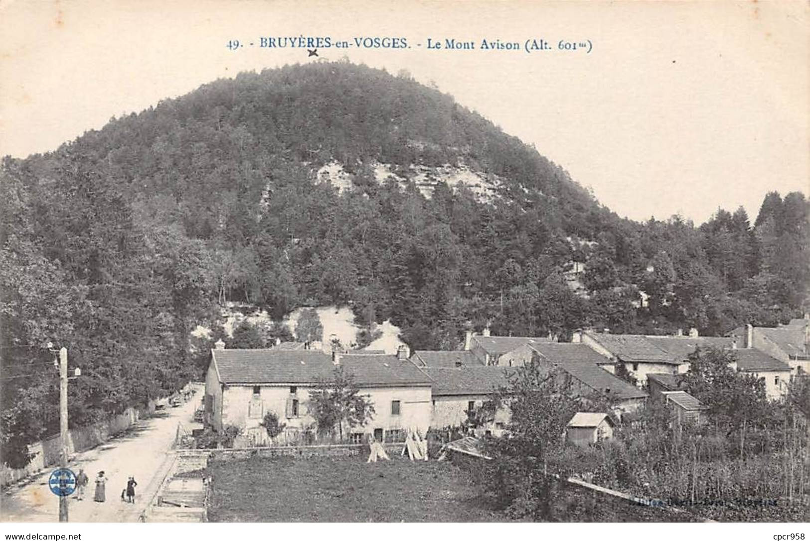 88.AM17556.Bruyères En Vosges.Le Mont Avison - Bruyeres