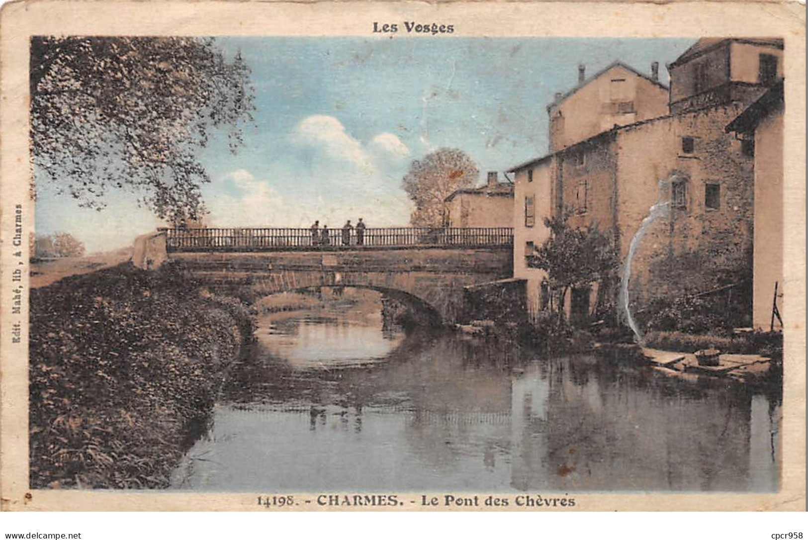 88 .n°110484 .  Charmes . Le Pont Des Chevres .en L Etat . - Charmes