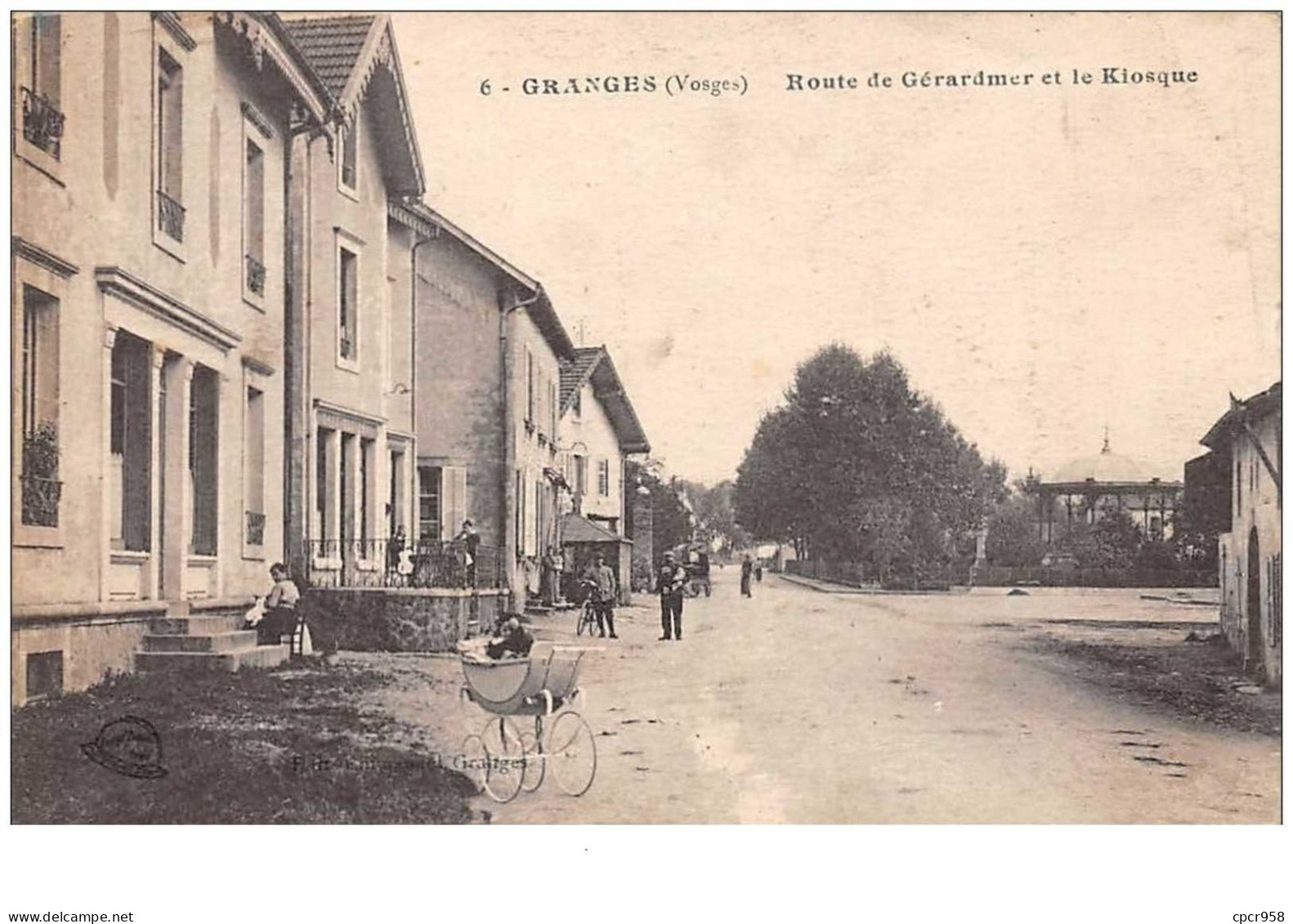 88 . N°46092 . Granges . Route De Gérardmer Et Le Kiosque - Granges Sur Vologne