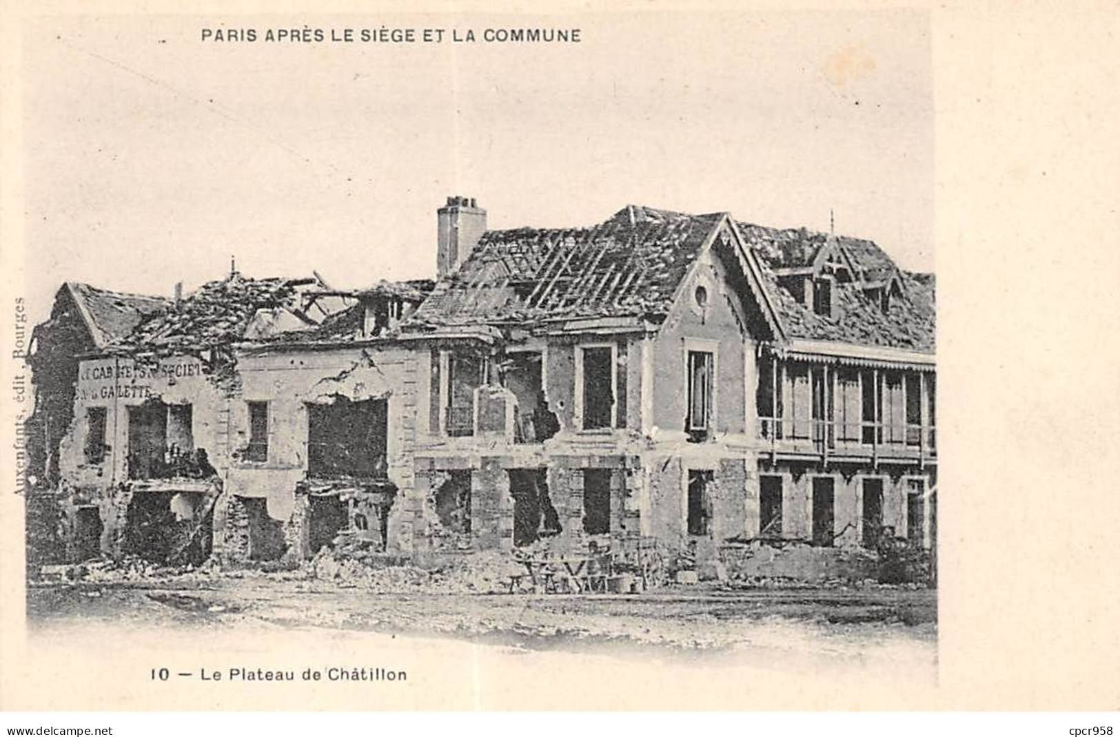 92 - CHATILLON - SAN35304 - Le Plateau De Châtillon - Paris Après Le Siège Et Le Commune - Châtillon