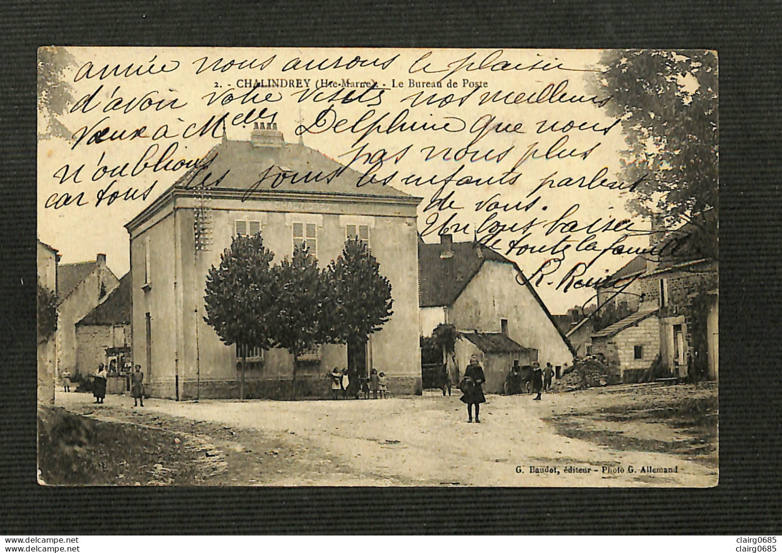 52 - CHALINDREY - Le Bureau De Poste - 1923  - Chalindrey