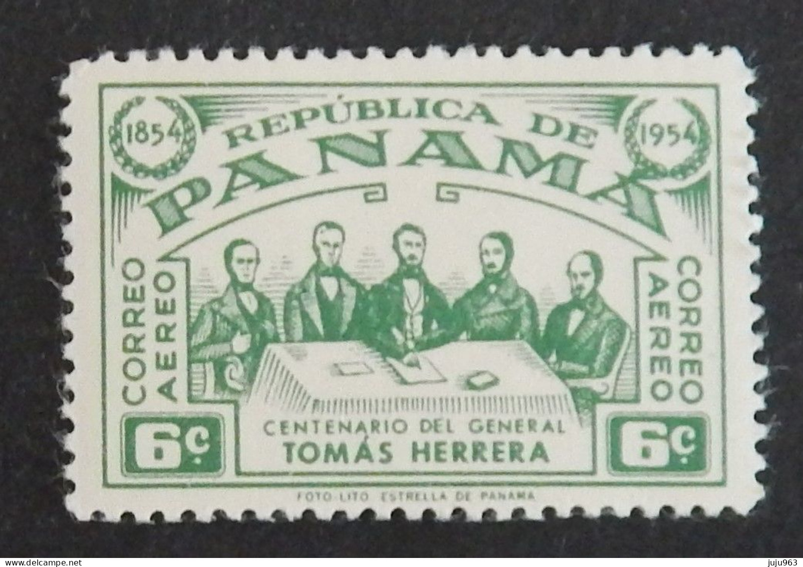 PANAMA YT PA 134 NEUF*MH "MORT DU GENERAL HERRERA" ANNÉE 1954 - Panama