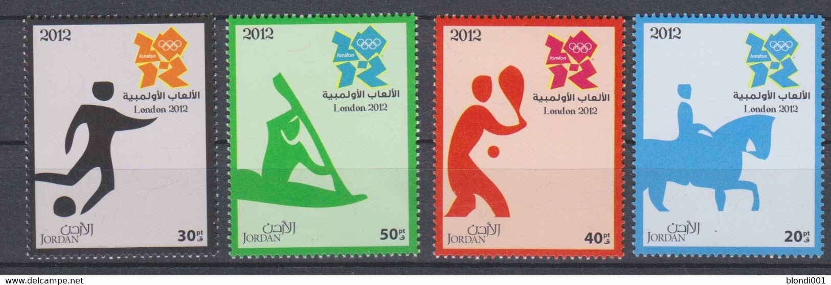 Olympics 2012 - Soccer - JORDAN - Set  MNH - Sommer 2012: London