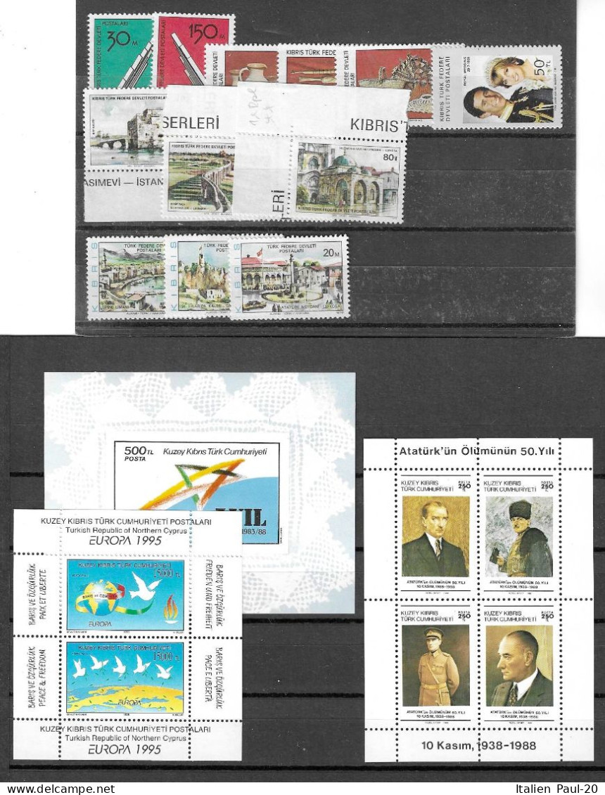 Türkei /Zypern - Selt./postfr. Lot - Unbewertet!! - Unused Stamps