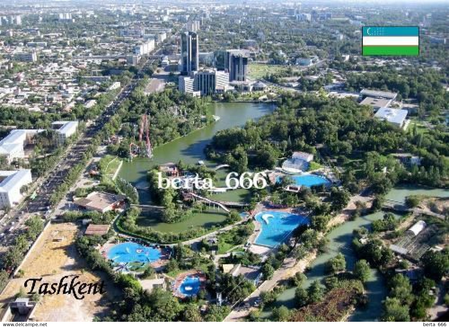 Uzbekistan Tashkent Aerial View New Postcard - Usbekistan