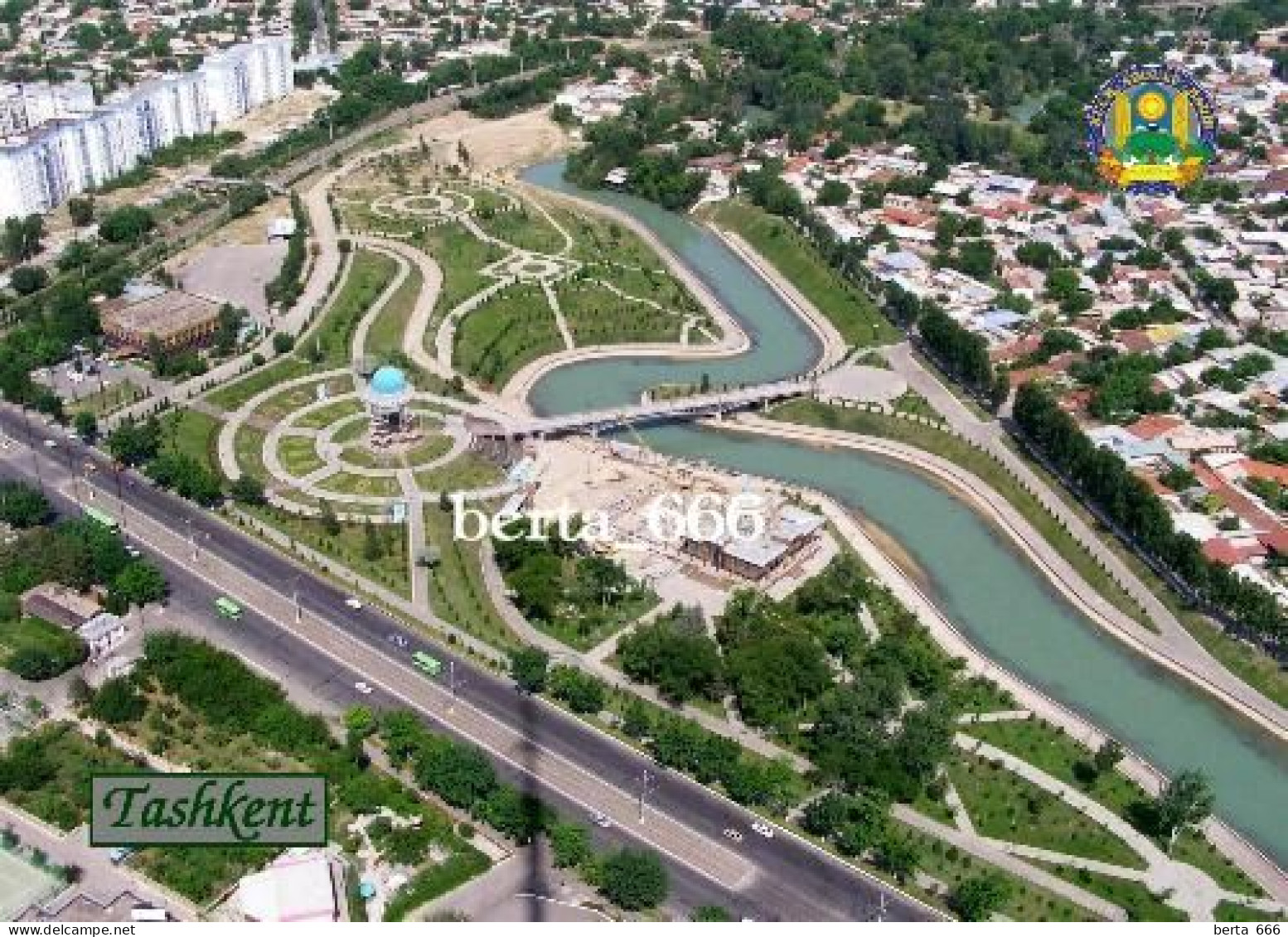 Uzbekistan Tashkent Aerial View New Postcard - Ouzbékistan