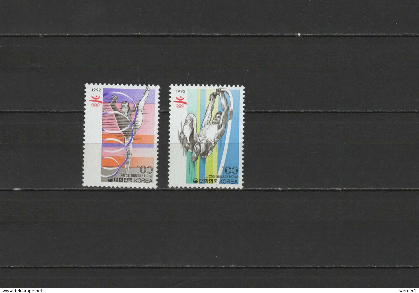 South Korea 1992 Olympic Games Barcelona Set Of 2 MNH - Summer 1992: Barcelona