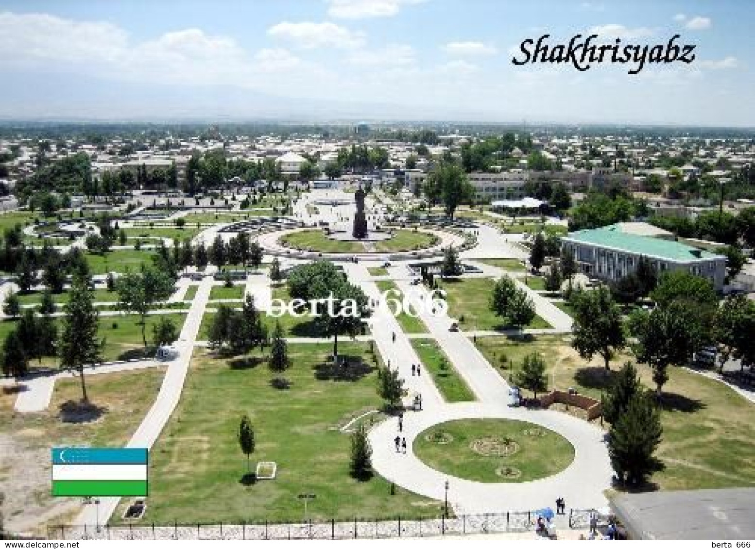 Uzbekistan Shakhrisabz Overview UNESCO New Postcard - Uzbekistan