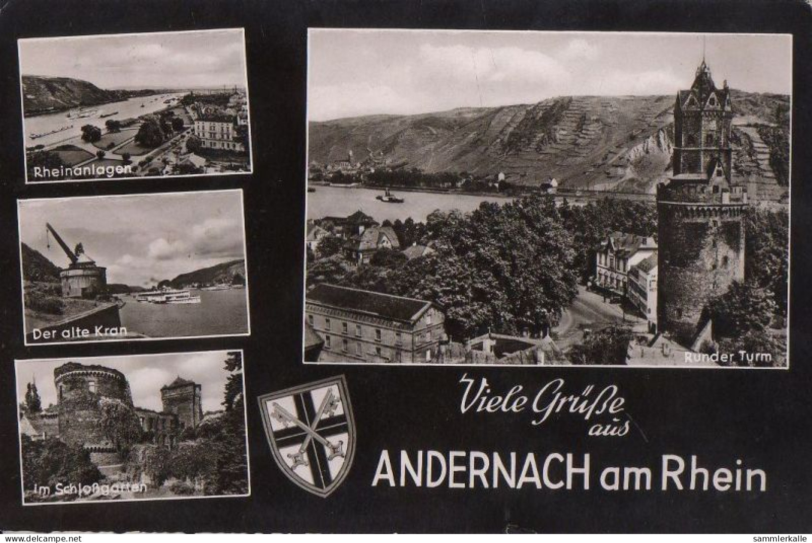 34057 - Andernach - U.a. Alter Kran - 1958 - Andernach