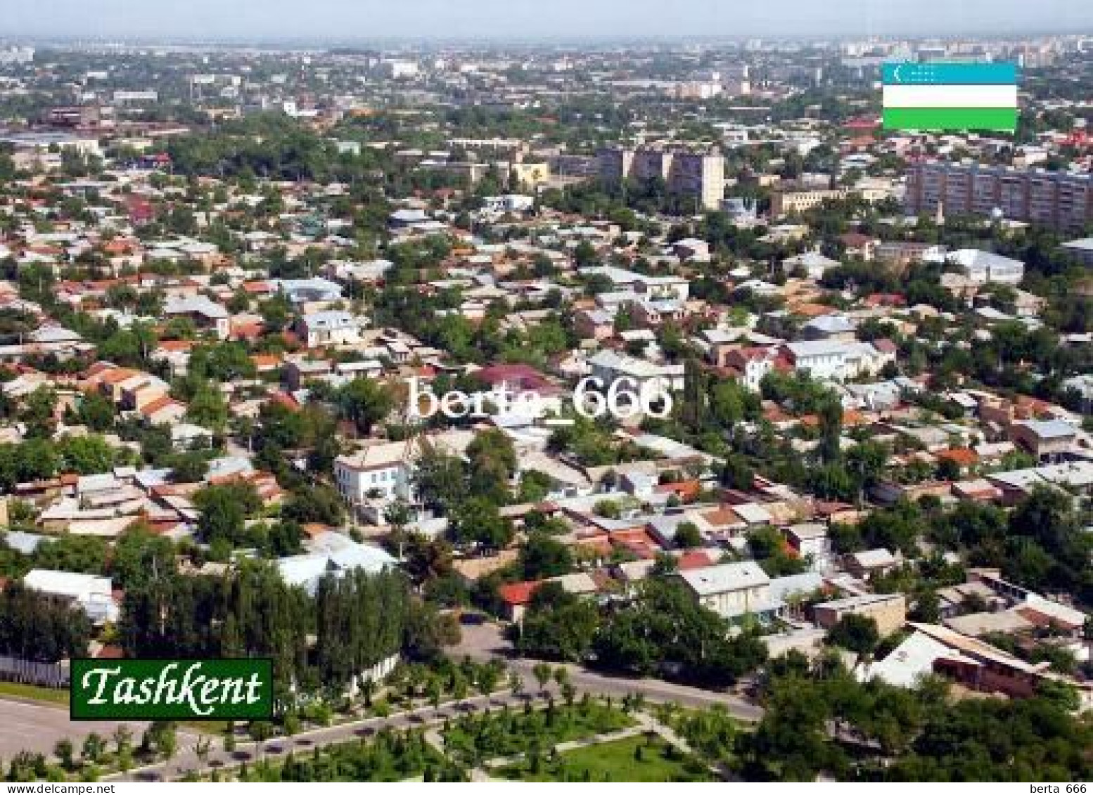 Uzbekistan Tashkent Aerial View New Postcard - Uzbekistan