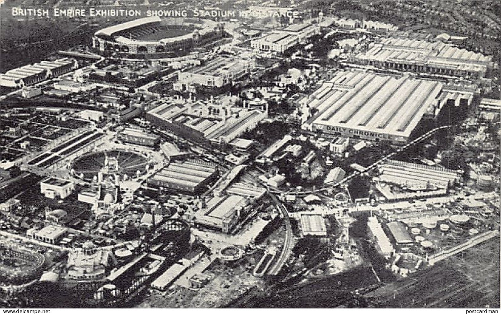 England - WEMBLEY London - British Empire Exhibition Showing Stadium In Distance - Year 1924 - London Suburbs