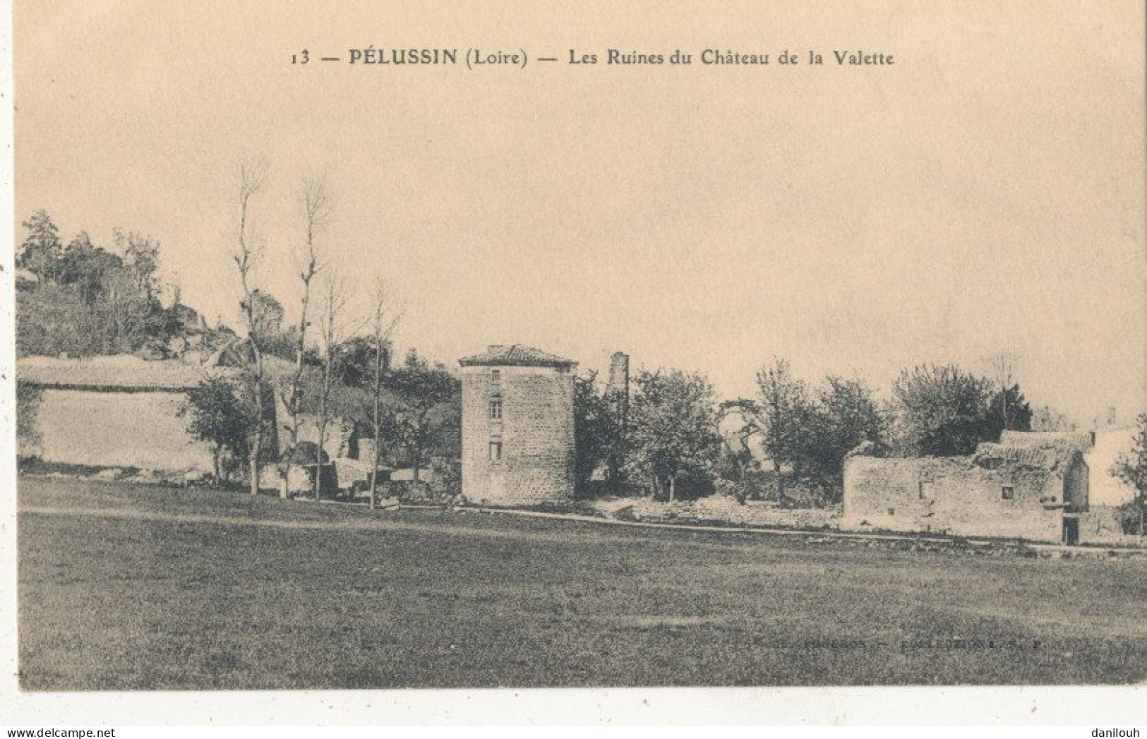 42 // PELUSSIN  Les Ruines De Chateau De La Valette - Pelussin