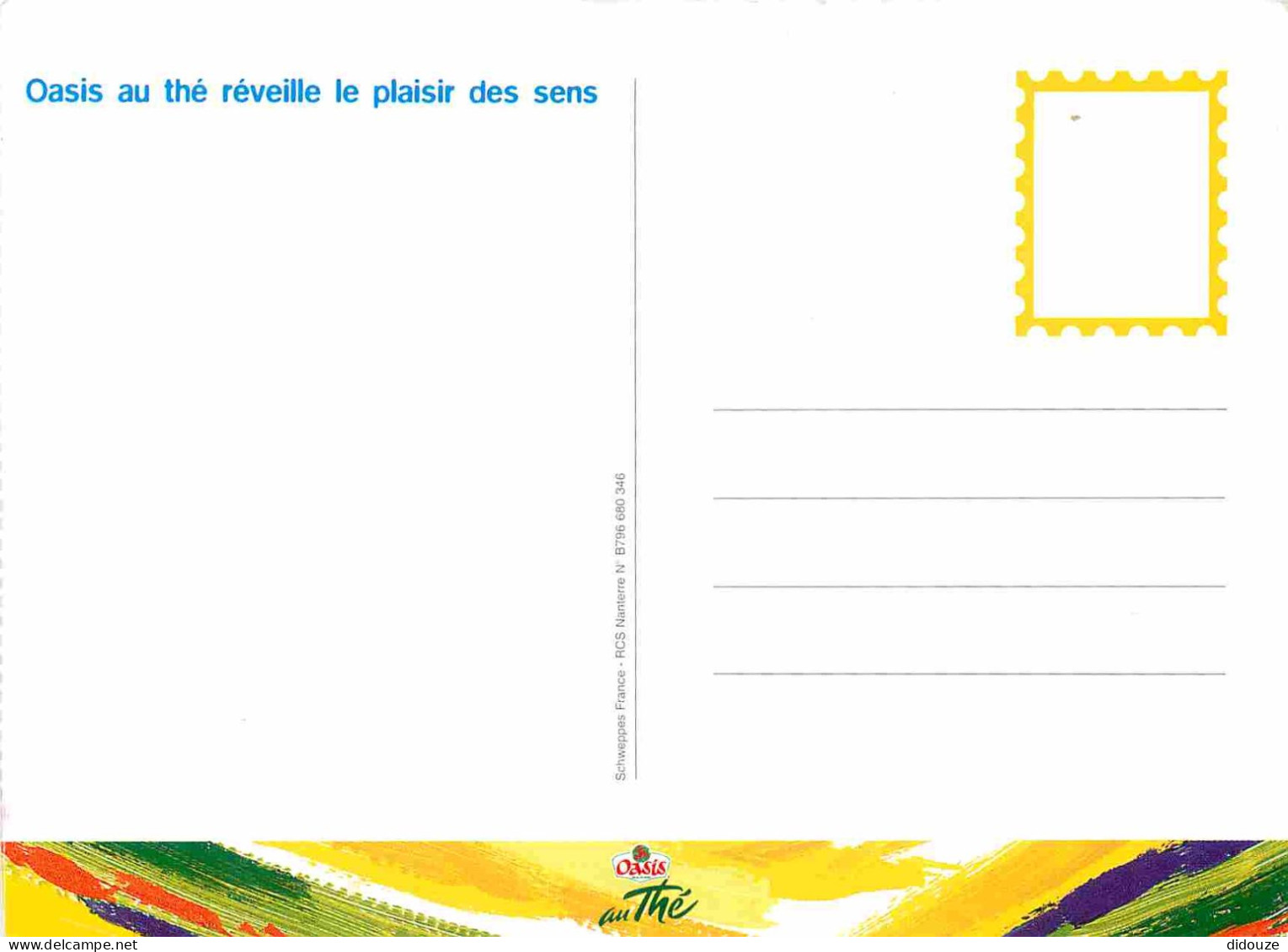 Aviation - Montgolfières - Carte Publicitaire Oasis Au Thé - Balloon - CPM - Carte Neuve - Voir Scans Recto-Verso - Luchtballon