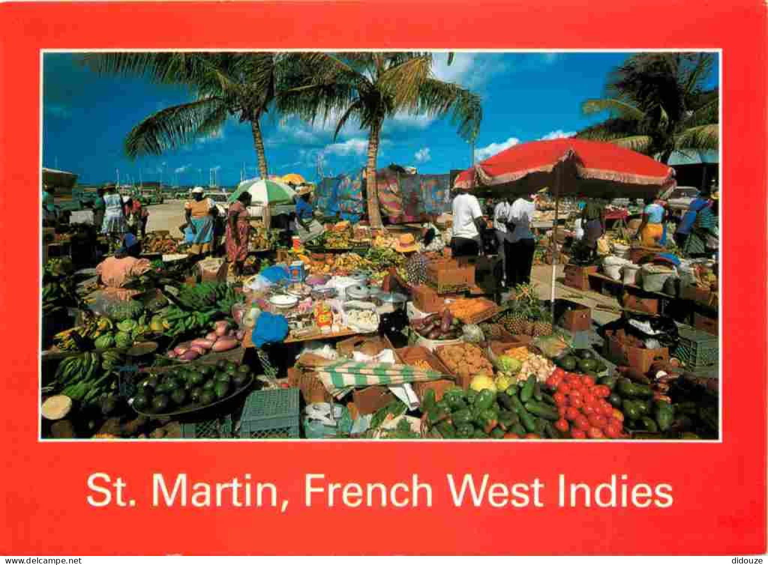 Guadeloupe - Saint Martin - Le Marché - Fruits Et Légumes - CPM - Voir Scans Recto-Verso - Saint Martin