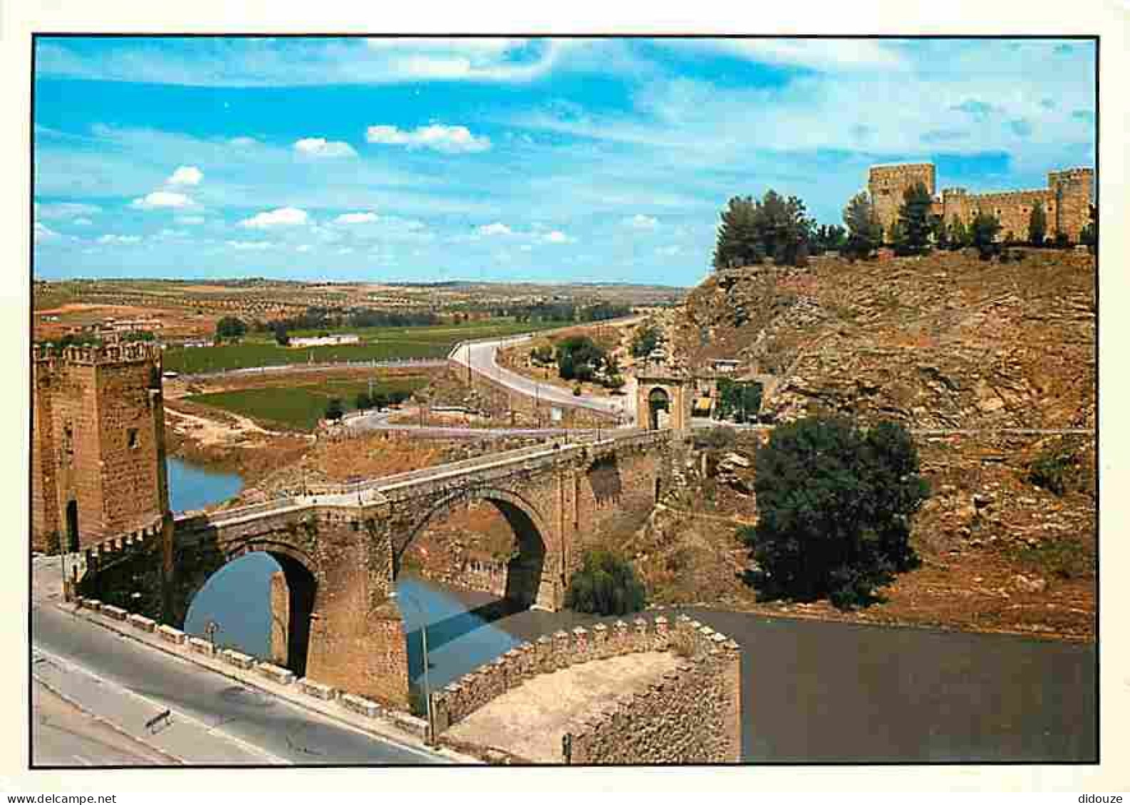 Espagne - Toledo - Puente Alcantara Y Castillo San Fernando - Carte Vierge - CPM - Voir Scans Recto-Verso - Toledo