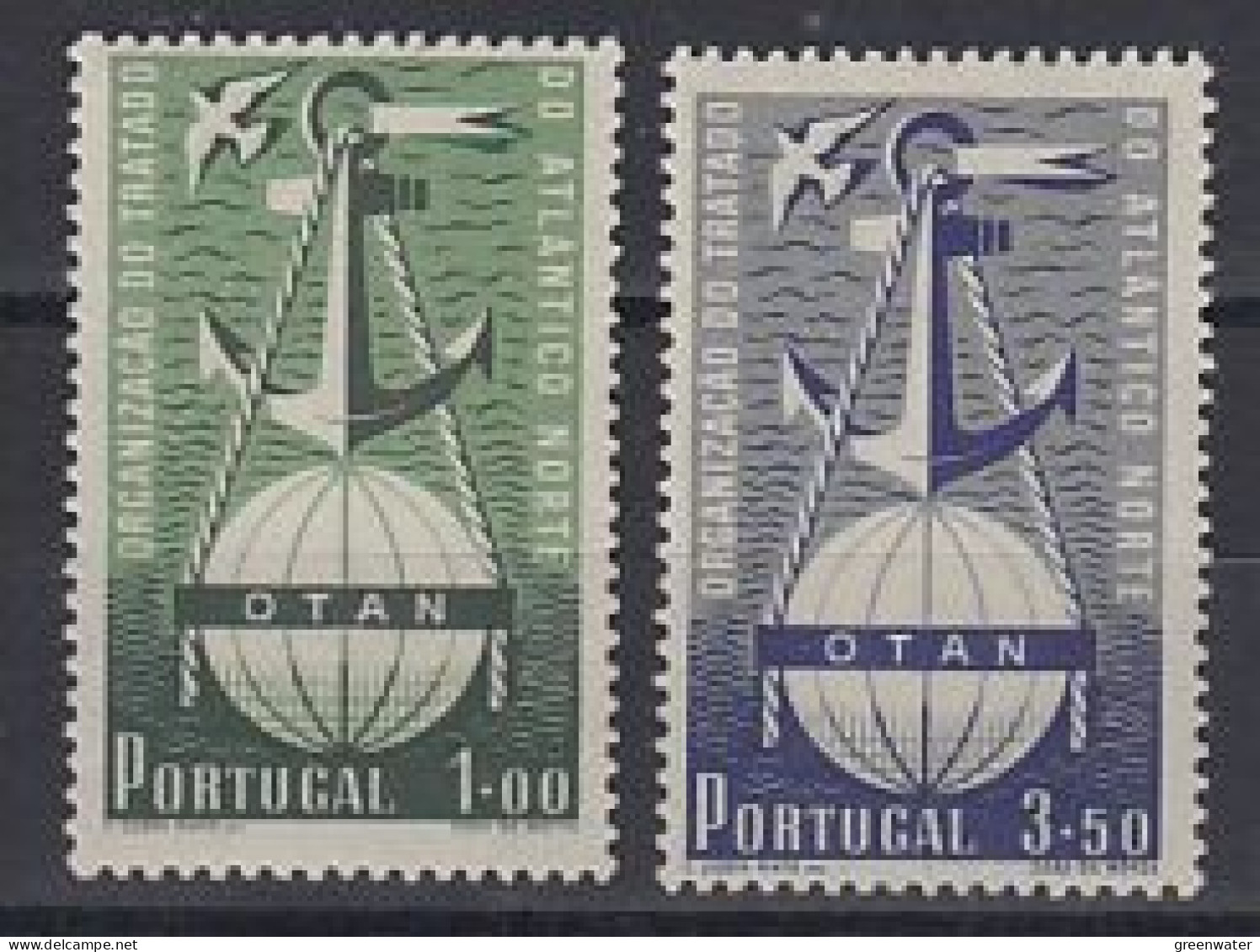 Portugal 1952 Nato / Otan 2v  ** Mnh (original Gum !!) (59298) - NAVO