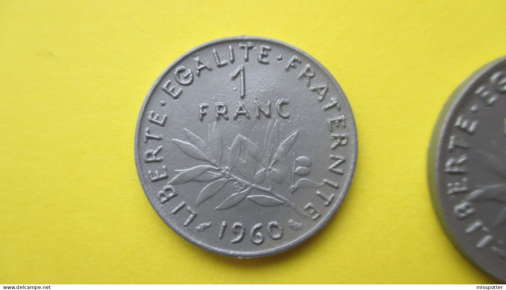 Lot de 11 pièces de monnaie factices plastique, Francs et Centimes, différentes