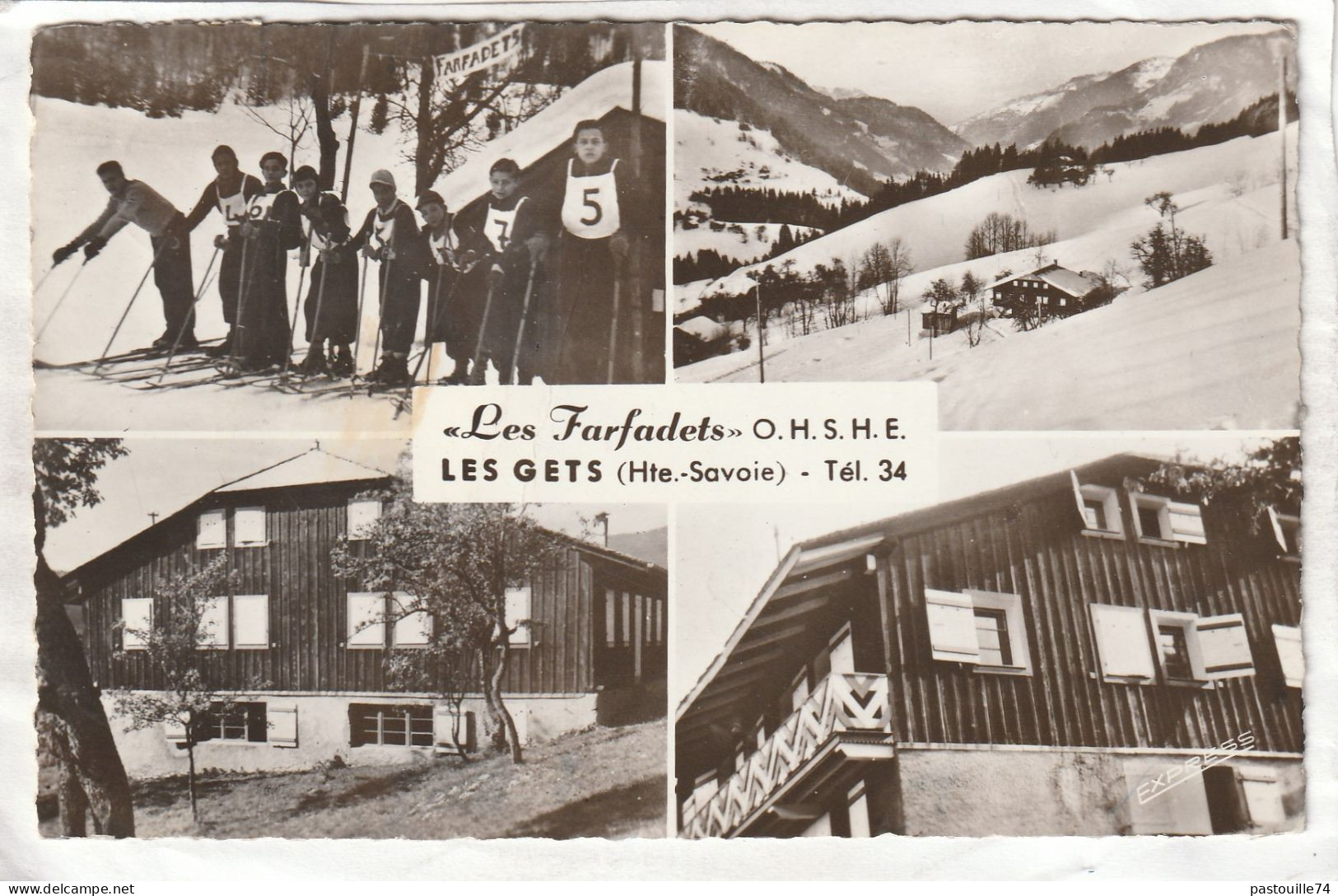 CPSM :  14 X 9  -  " Les Farfadets" - O.H.S.H.E. - LES GETS - (Hte-Savoie) - Les Gets