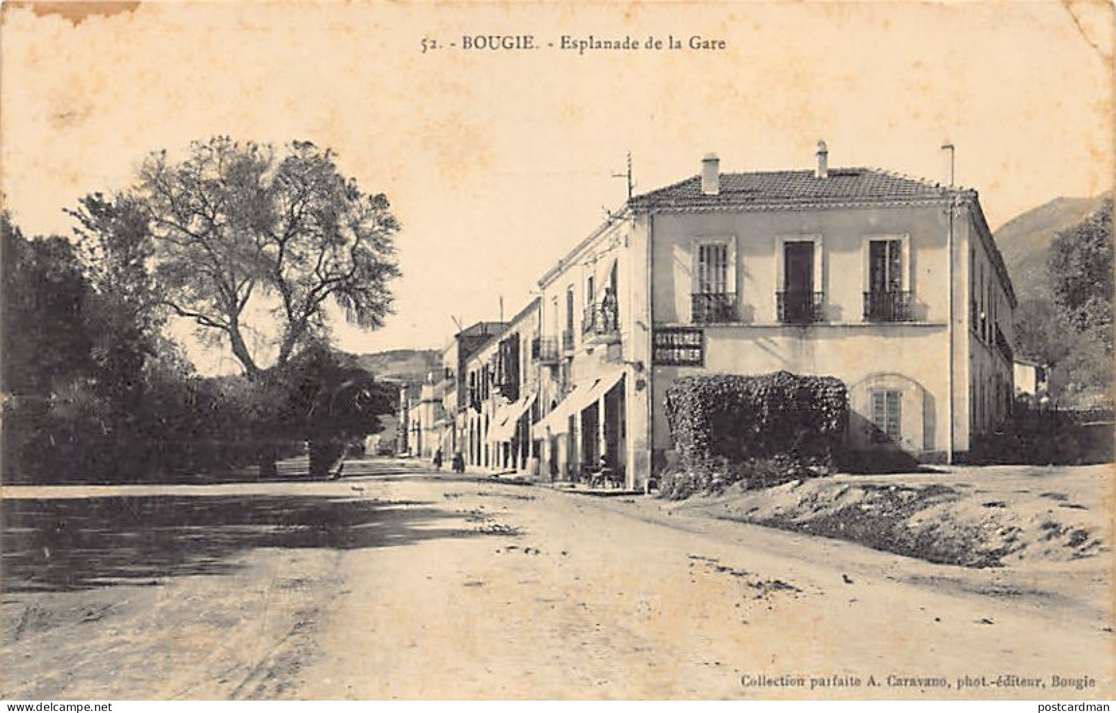 Algérie - BÉJAÏA Bougie - Esplanade De La Gare - Ed. A. Caravano 52 - Bejaia (Bougie)