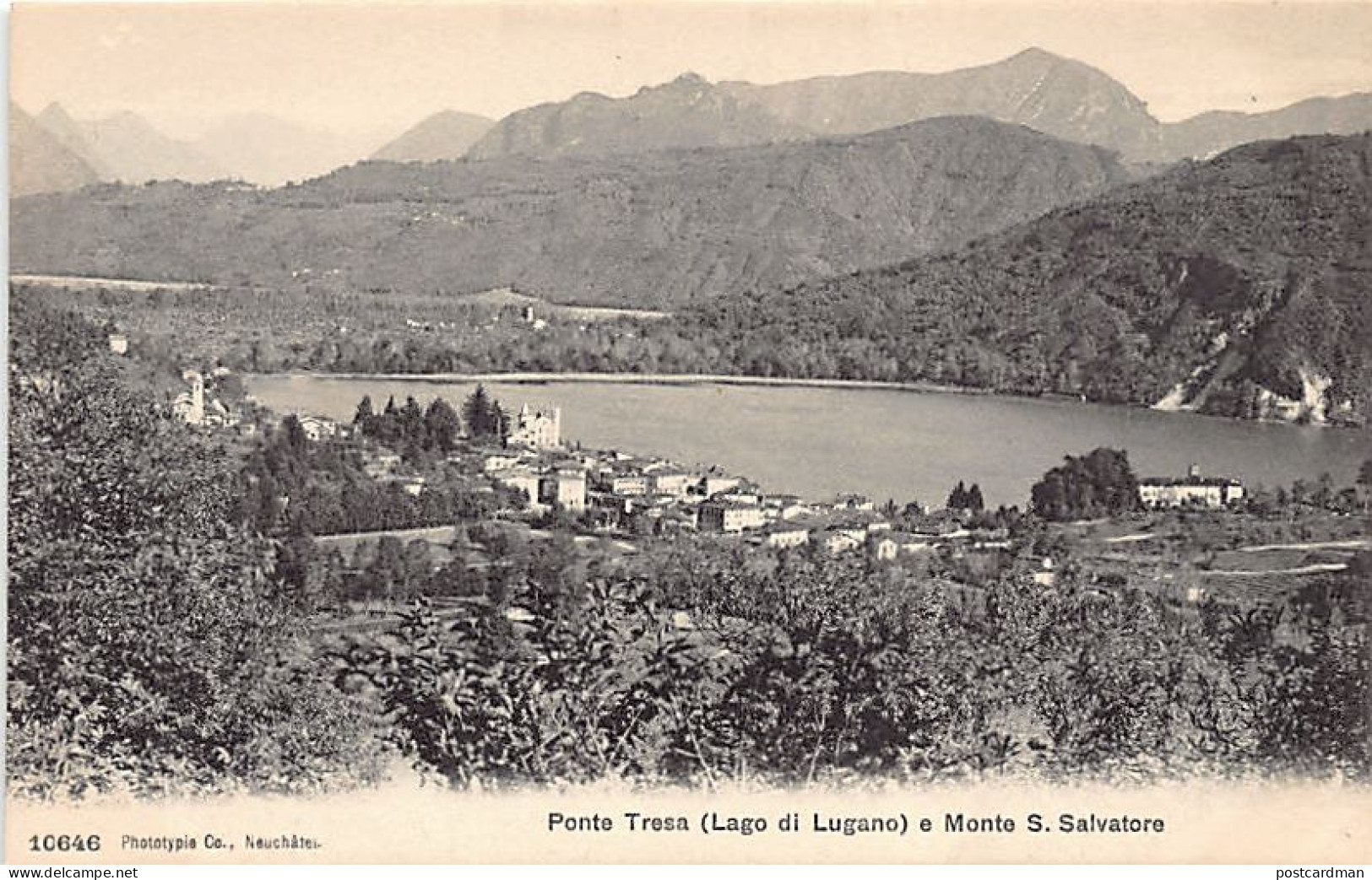 PONTE TRESA (TI) Monte S. Salvatore - Ed. C.P.N. 10646 - Ponte Tresa