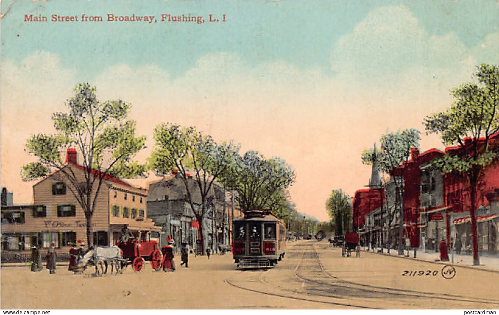 FLUSHING (New York City) Queens - Main Street From Broadway - Publ. The Leighton & Valentine Co.  - Queens