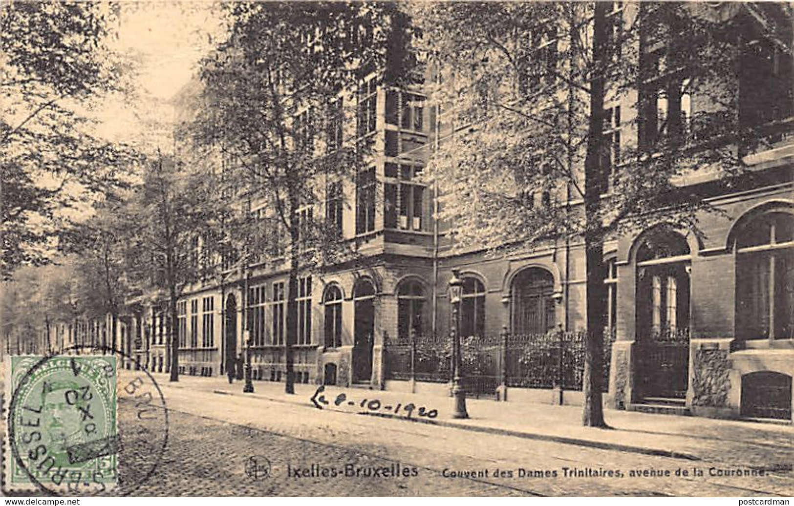 IXELLES (Brux.-Cap.) Couvent Des Dames Trinitaires, Avenue De La Couronne - Ed. J. Verlinden-Willocq - Elsene - Ixelles