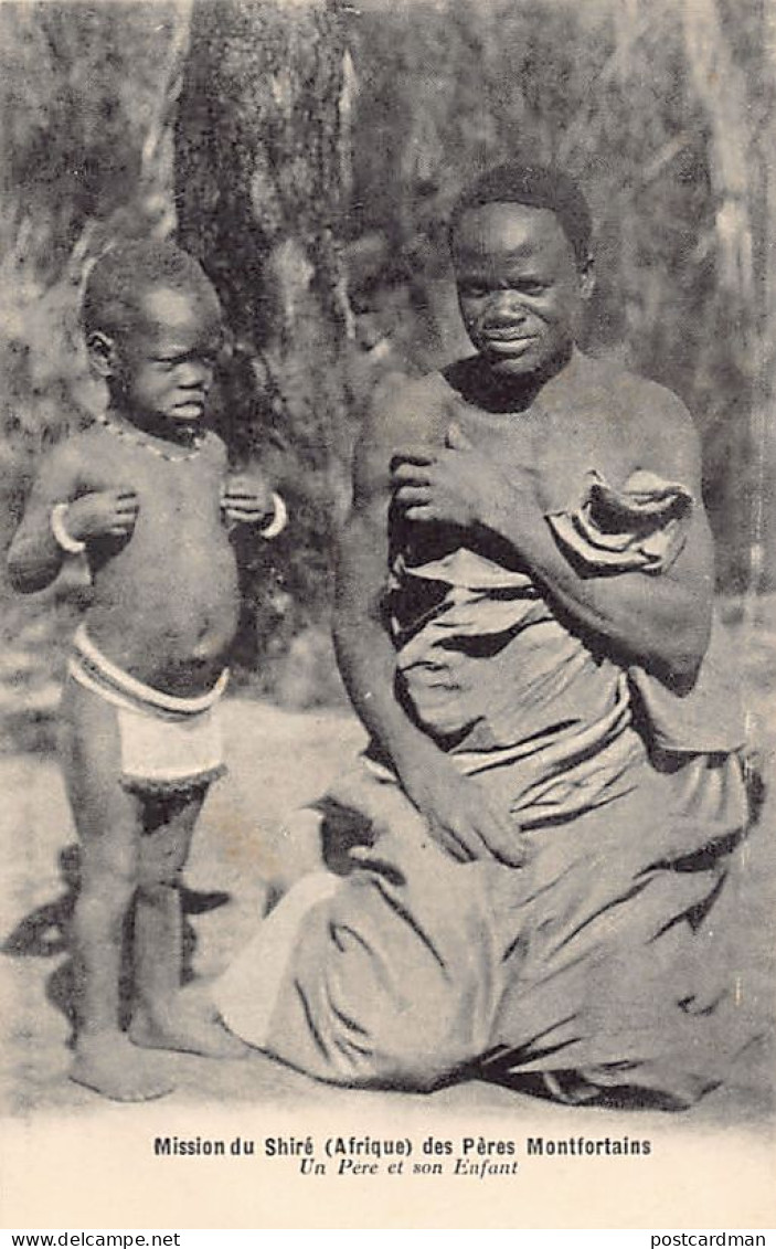 Malawi - A Father And His Child - Publ. Company Of Mary - Mission Du Shiré Des Pères Montfortains - Malawi