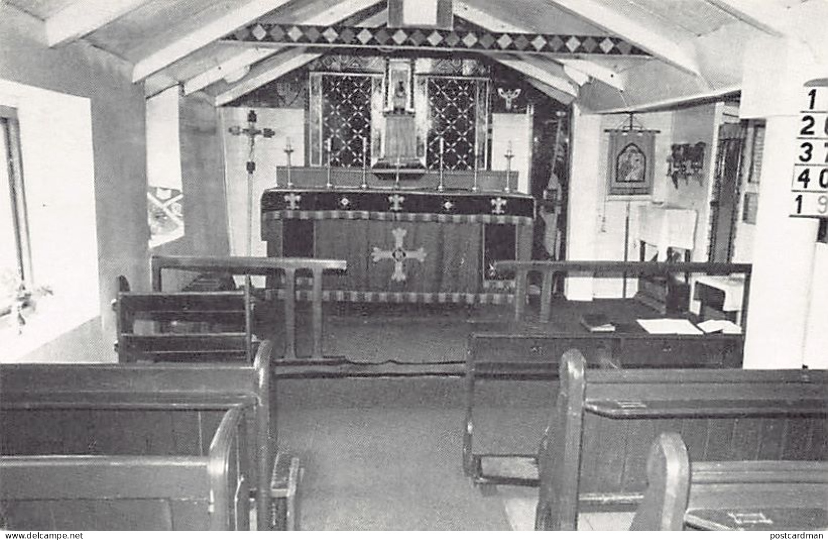 TRISTAN DA CUNHA - Interior From St. Mary's Church - Publ. Roland Svensson (Year 1979)  - Sainte-Hélène