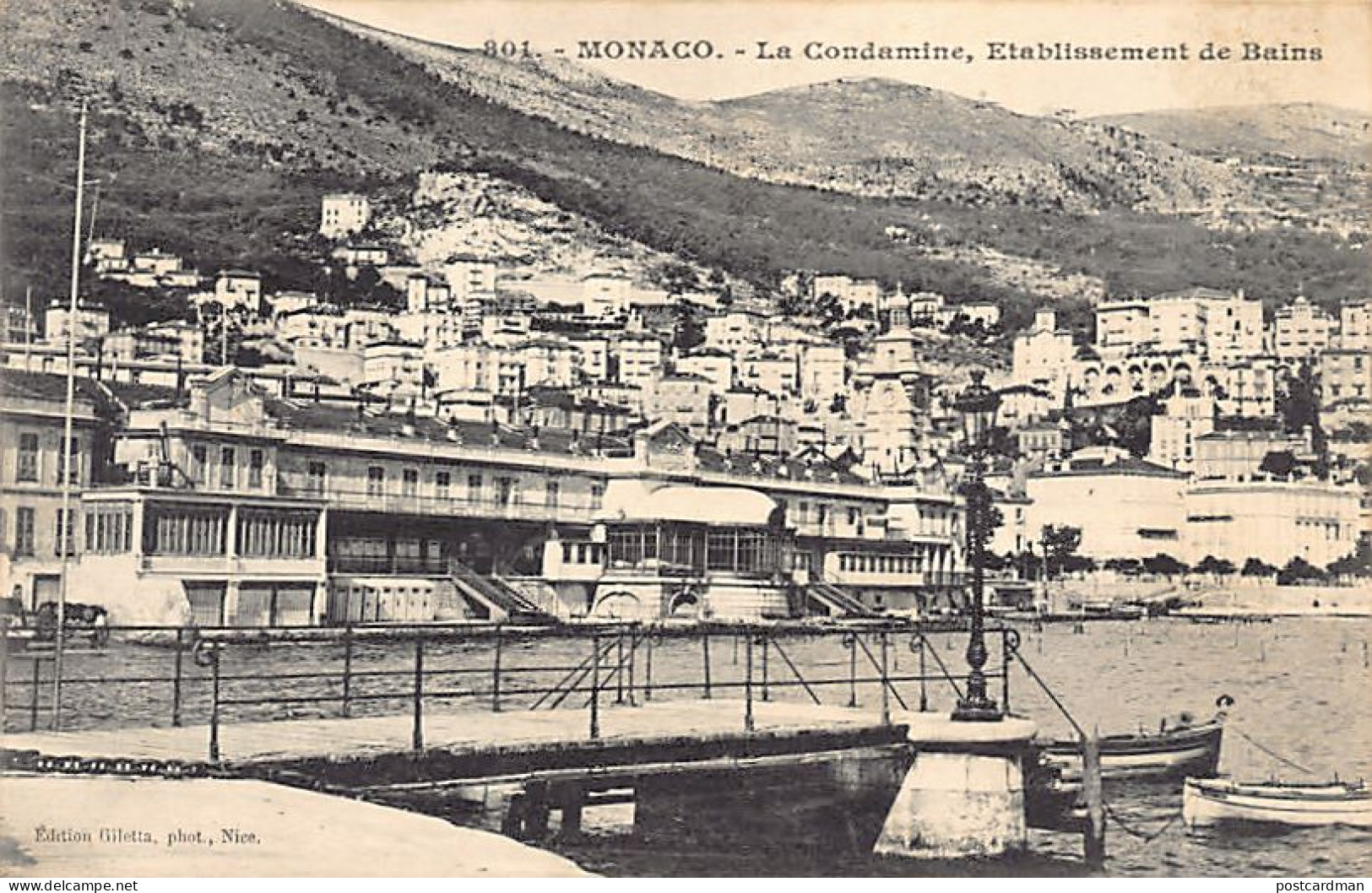 Monaco - LA CONDAMINE - Etablissements De Bains - Ed. Giletta 801 - La Condamine