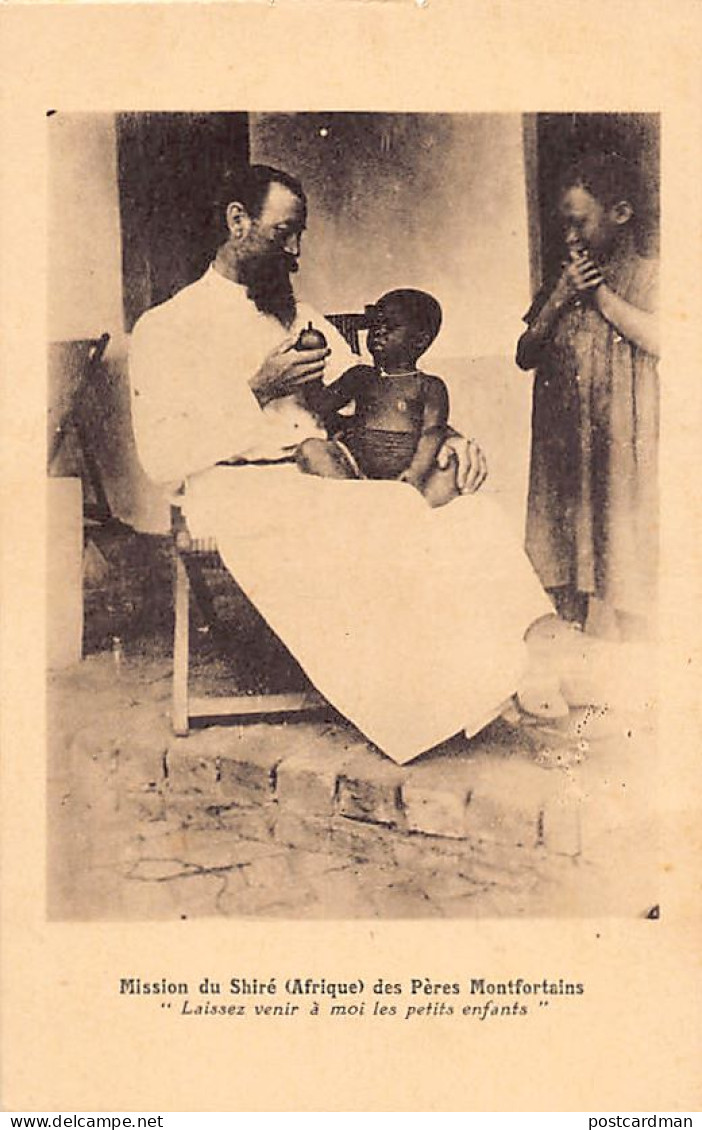 Malawi - Missionary And African Child - Publ. Company Of Mary - Mission Du Shiré Des Pères Montfortains - Malawi