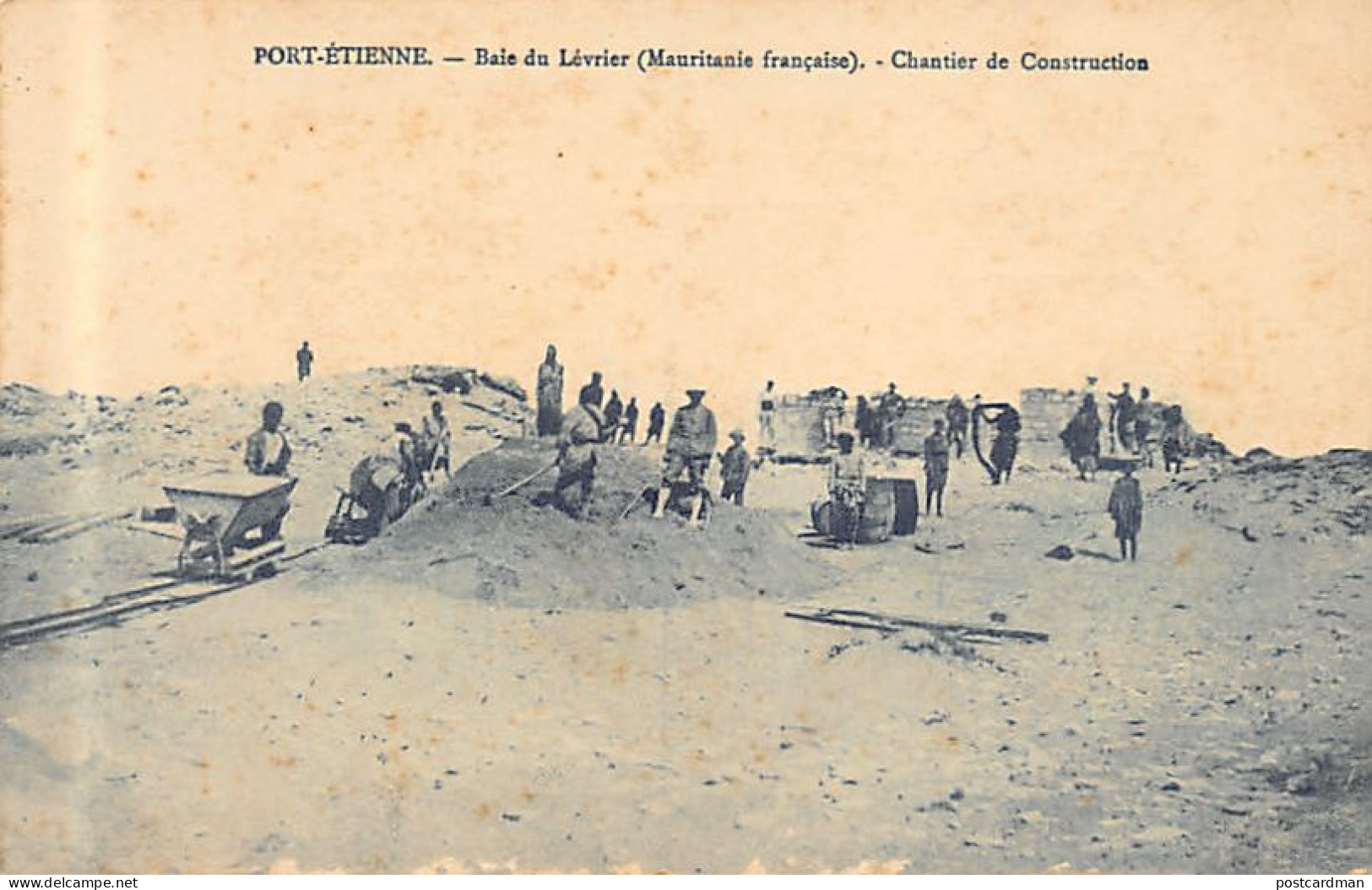 MAURITANIE - Baie Du Lévrier - Chantier De Construction - Ed. Inconnu  - Mauritania