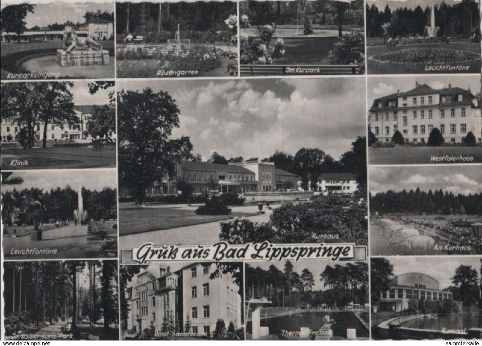 67672 - Bad Lippspringe - U.a. Thermal-Freibad - 1964 - Bad Lippspringe