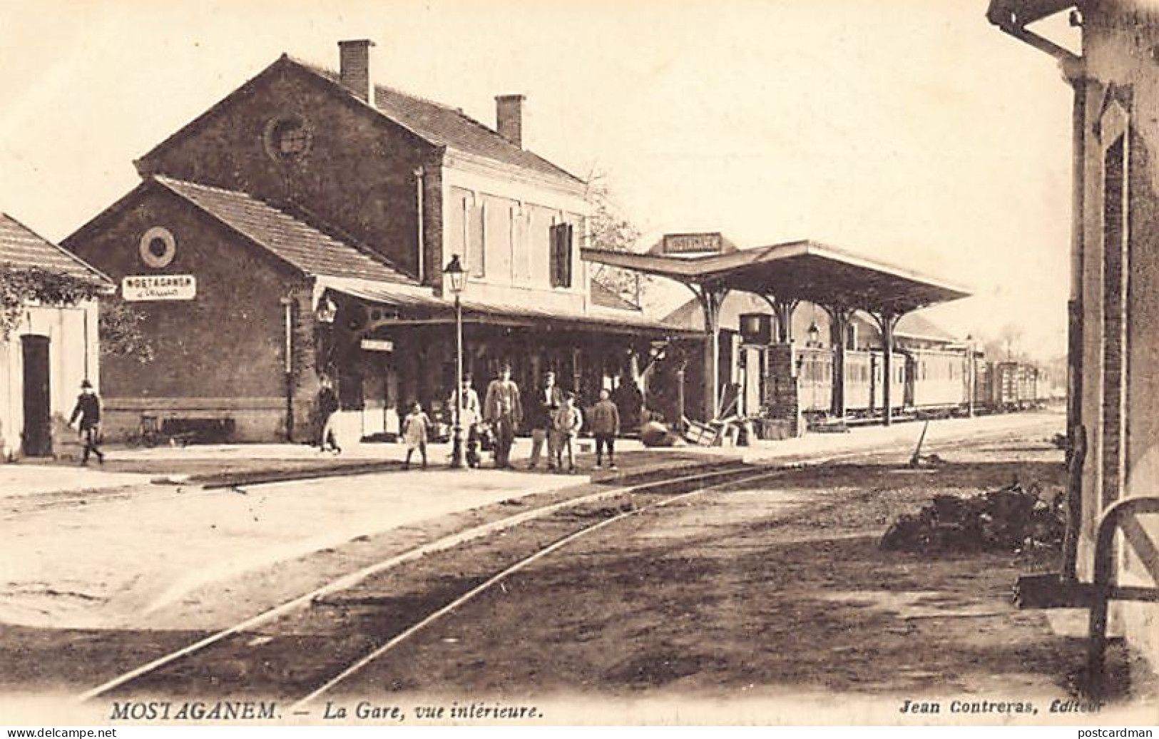 MOSTAGADEM - La Gare, Vue Intérieure - Mostaganem