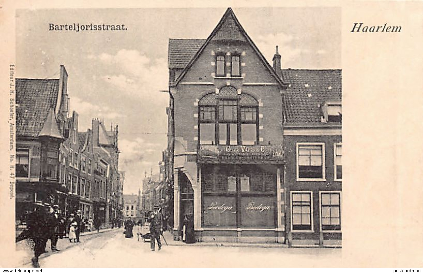 HAARLEM (NH) Barteljorisstraat - Uitg. J.H. Schaefer H 47 - Haarlem