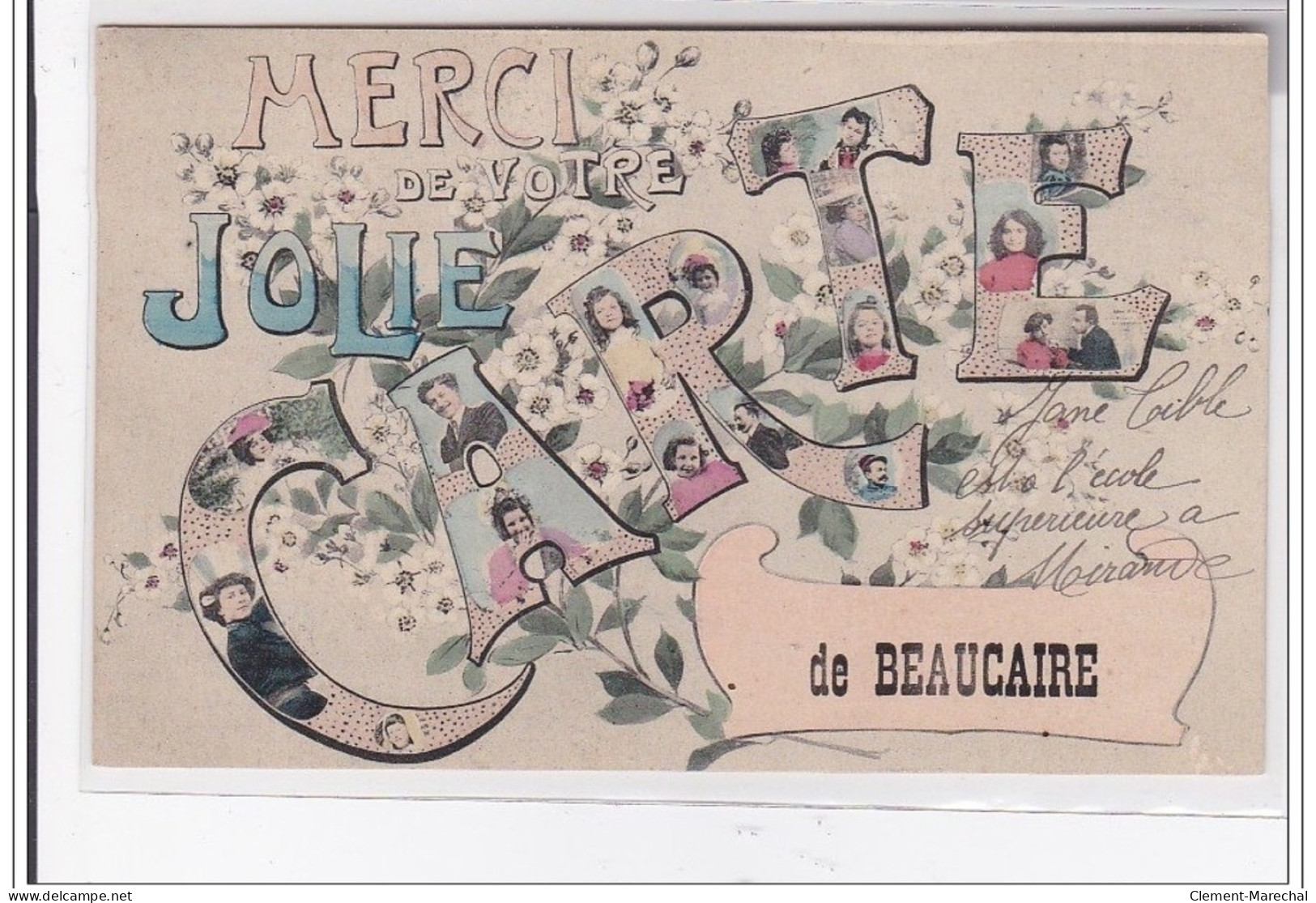 BEAUCAIRE : Merci De Votre Jolie Carte - Tres Bon Etat - Beaucaire