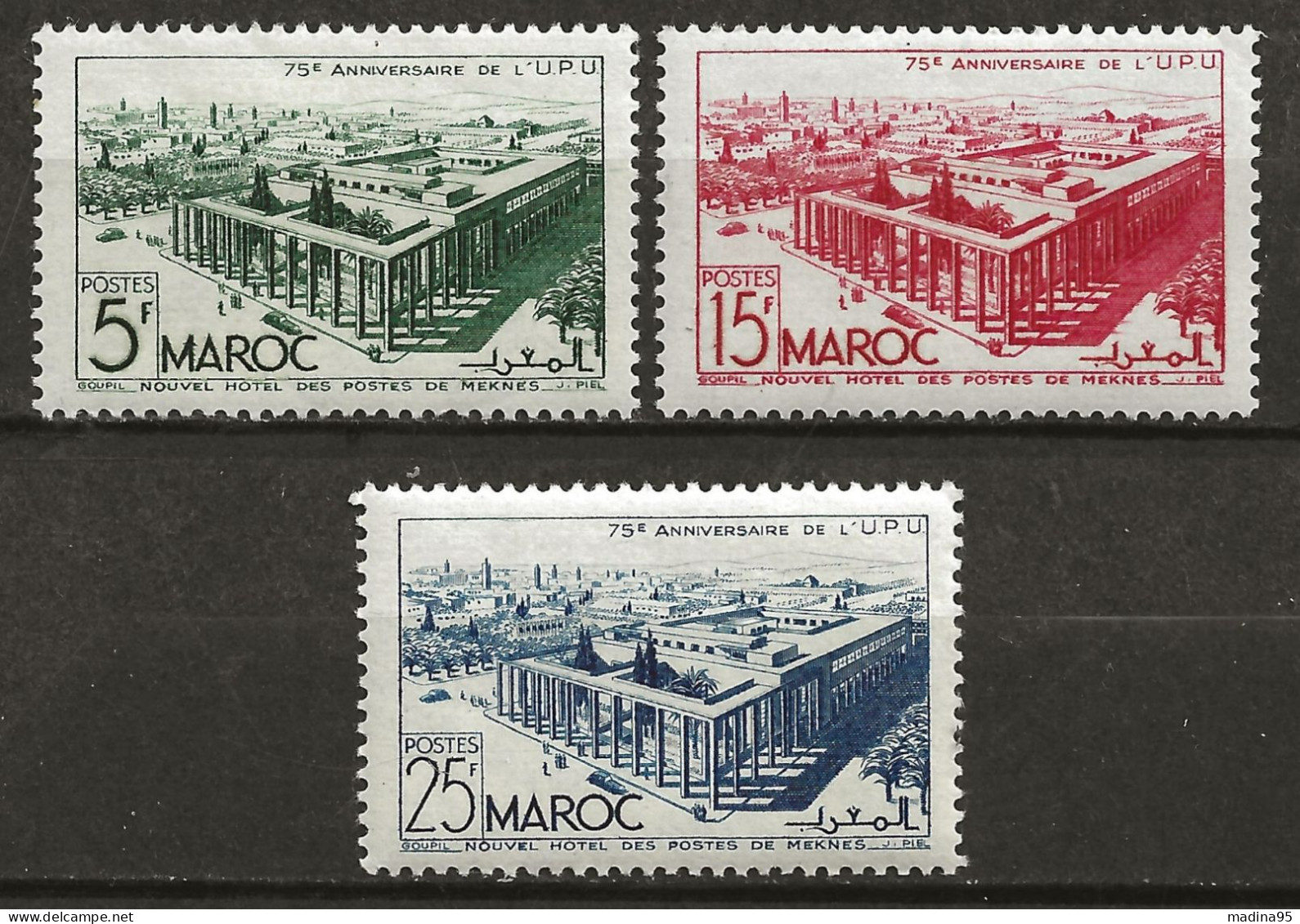 MAROC Colo:, *, N° YT 285 à 287, Série, Ch., TB - Unused Stamps