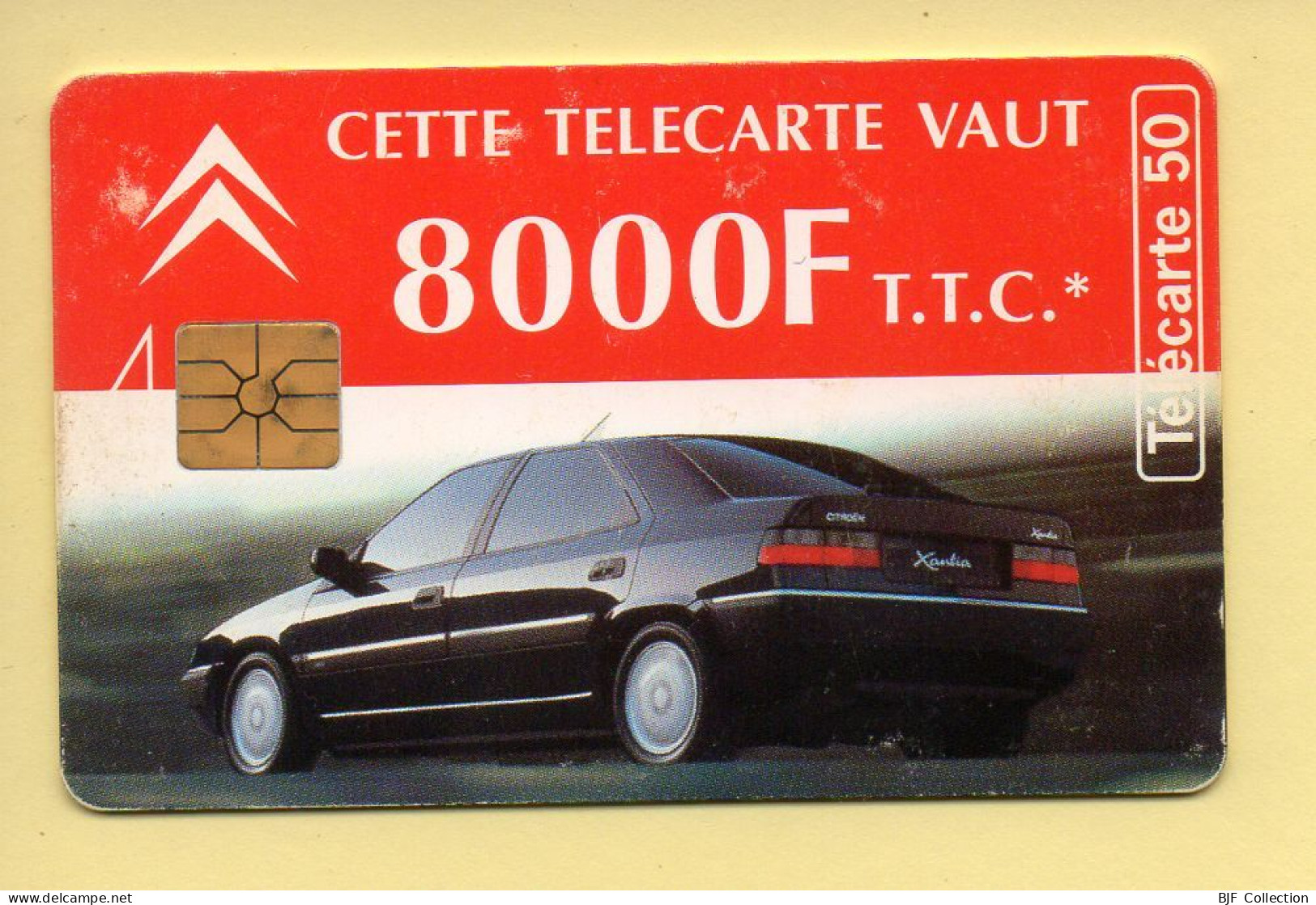 Télécarte 1994 : CITROEN XANTIA / 50 Unités / Numéro B4C030068/498783636 / 12-94 (voir Puce Et Numéro Au Dos) - 1994