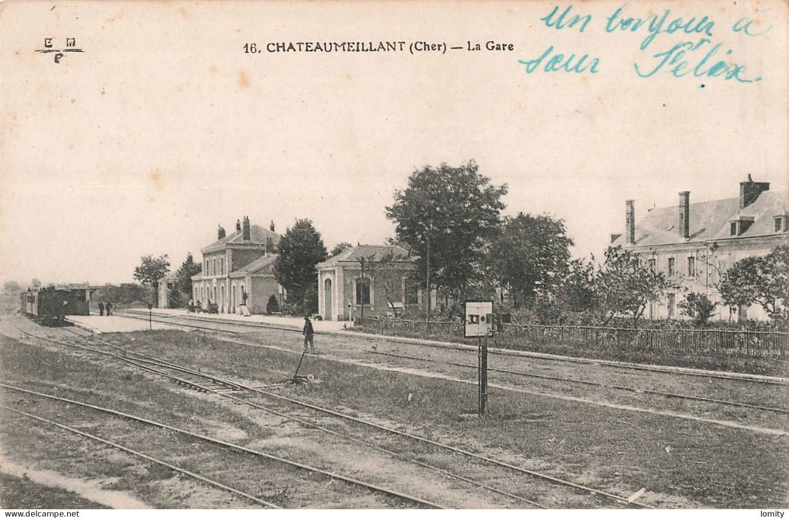 18 Chateaumeillant La Gare CPA - Châteaumeillant