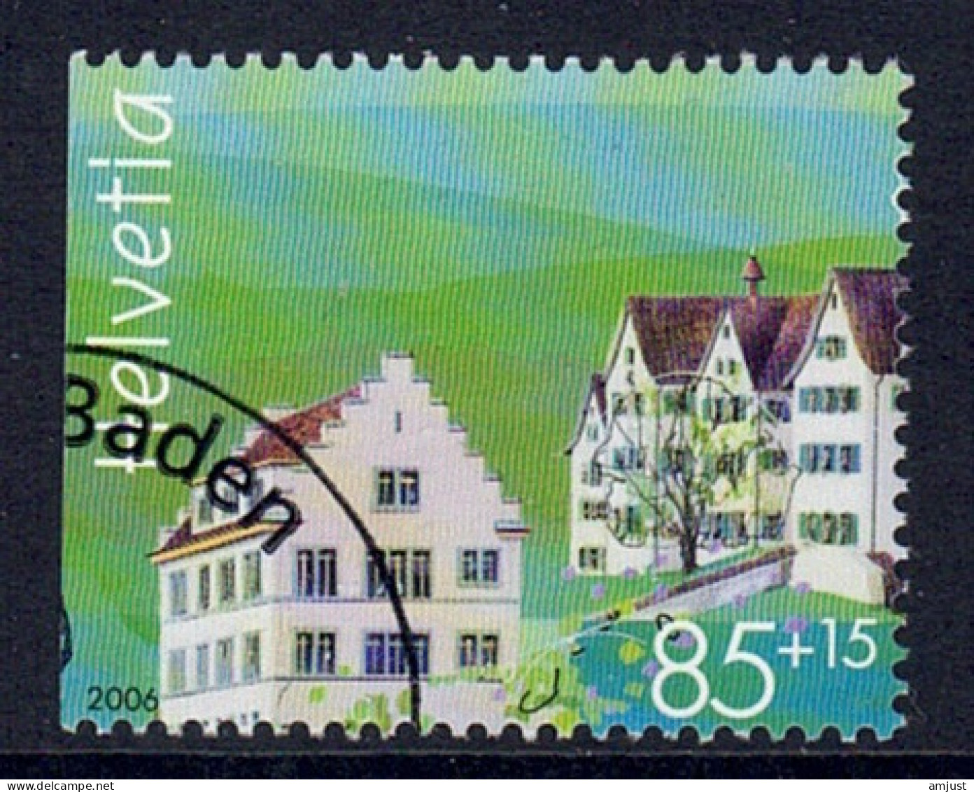 Suisse // 2006  // Maison, Découpé Oblitéré Du Bloc-feuillet NABA I Kloster Wettingen No. 90 - Used Stamps