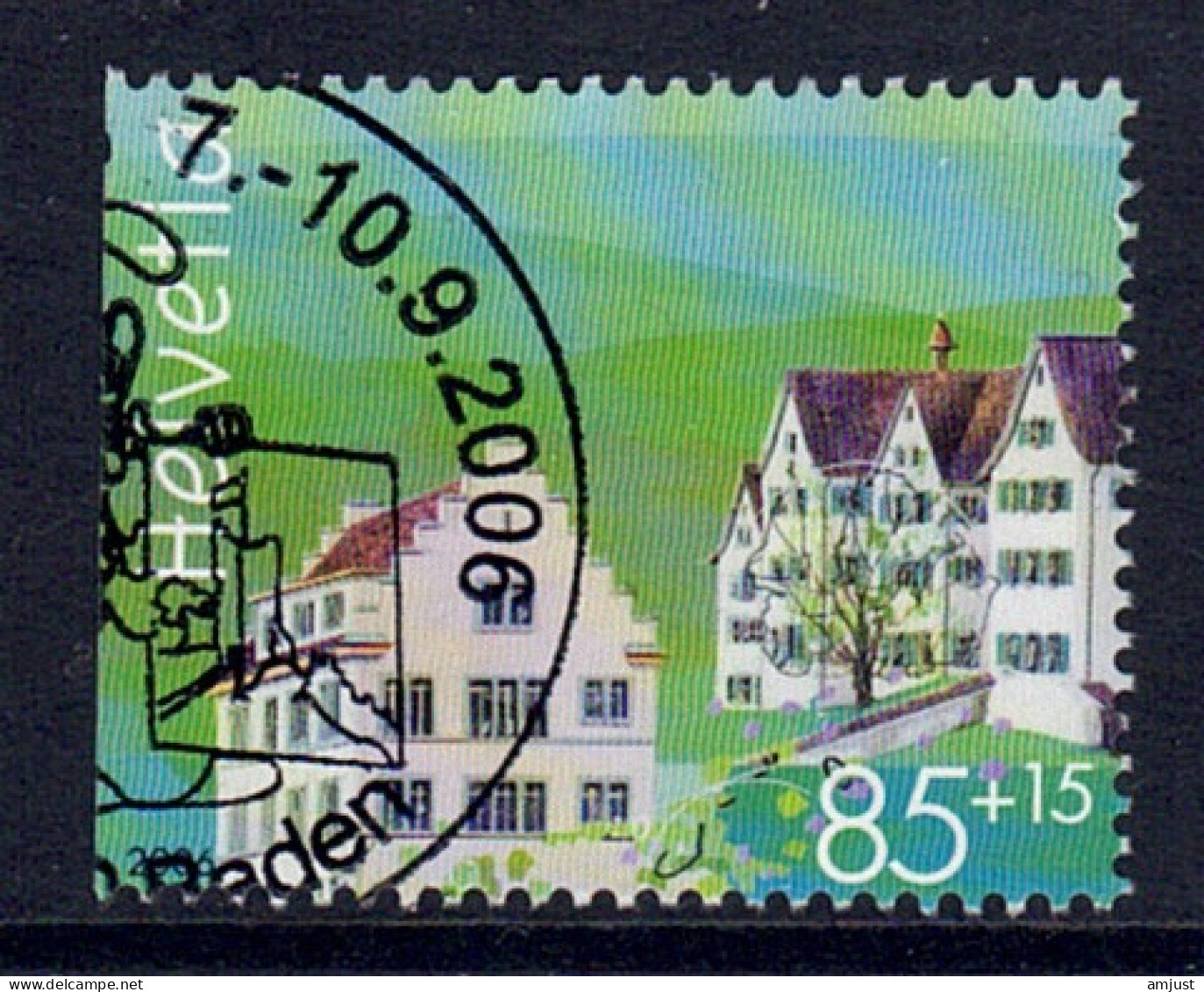 Suisse // 2006  // Maison, Découpé Oblitéré Du Bloc-feuillet NABA I Kloster Wettingen No. 90 - Used Stamps