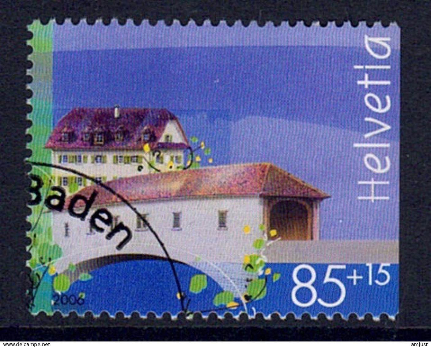 Suisse // 2006  // Pont, Découpé Oblitéré Du Bloc-feuillet NABA I Kloster Wettingen No. 92 - Gebruikt